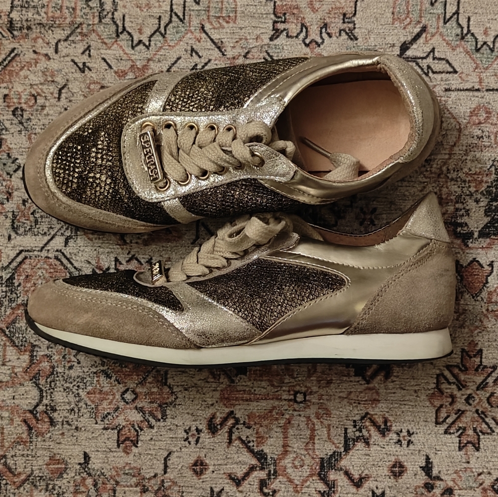 Gold‎ Supertrash Sneakers